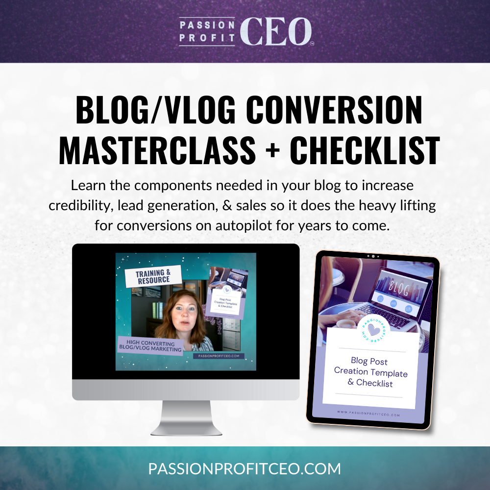 Blog/Vlog Conversion Guide + Checklist