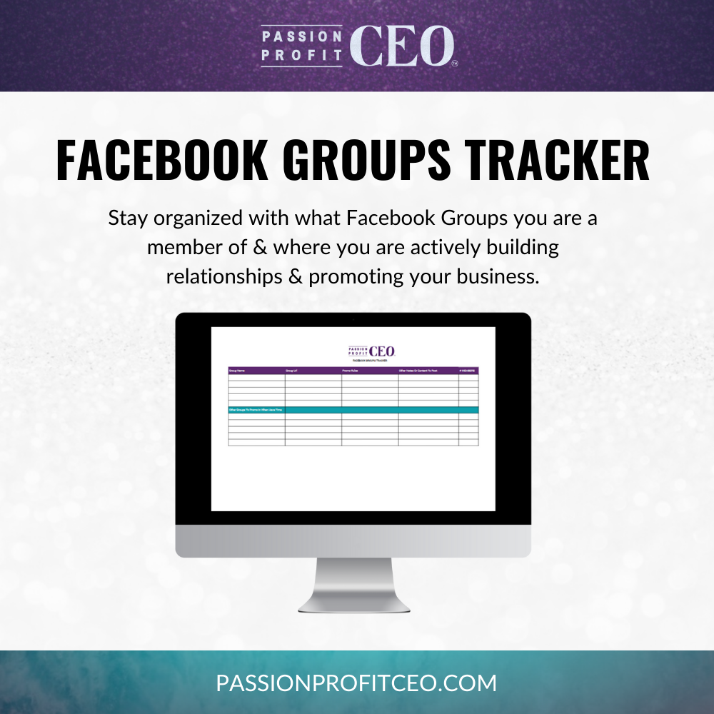 Facebook Groups Tracker Template
