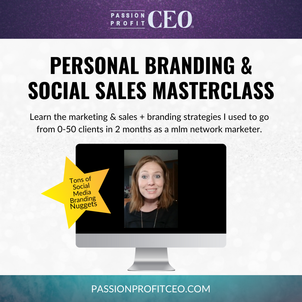 Social Media Personal Branding & Sales Masterclass For MLM Network Marketers