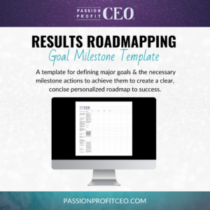 Results Roadmapping Goal Milestone Template
