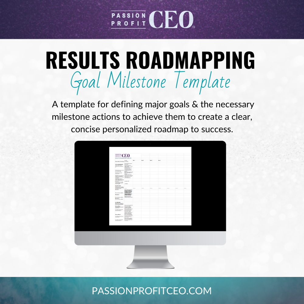 Results Roadmapping Goal Milestone Template
