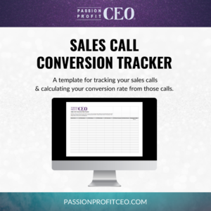 Sales Call Conversion Tracker Template