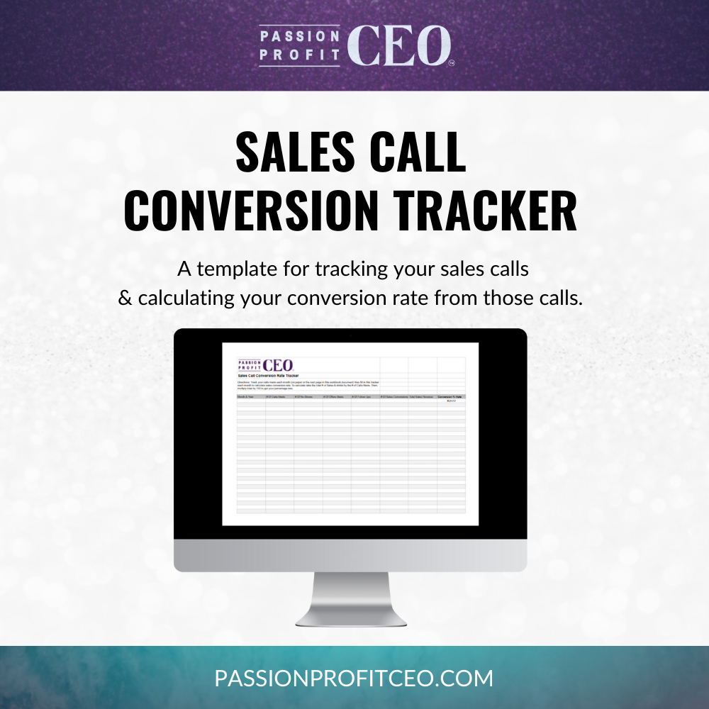 Sales Call Conversion Tracker Template